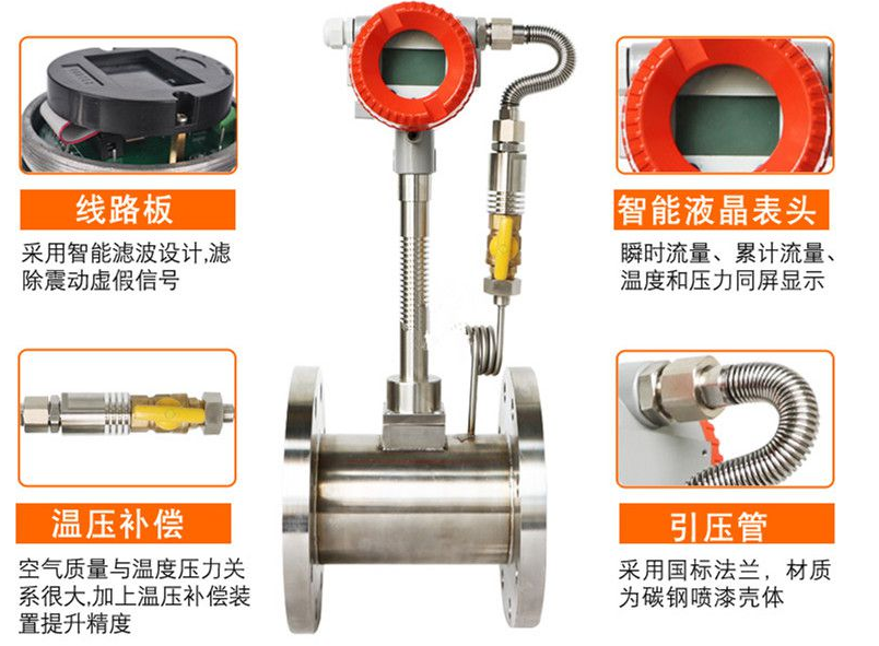 蒸汽流量计安装现场